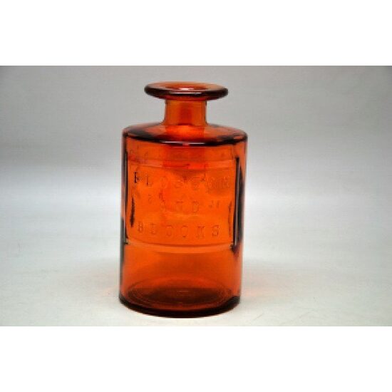 223453 - Vaza din sticla - orange - 9 x 15.5 cm - ANT-CH