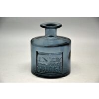 223460 - Vaza din sticla - albastru inchis - 9.5 x 12 cm - ANT-CH