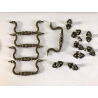 27508 - Set 5 manere minimobilier 90x39mm plus suruburi - Pentart