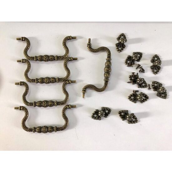 27508 - Set 5 manere minimobilier 90x39mm plus suruburi - Pentart
