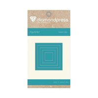 DP1172 Set 5 cuttere - Nested Squares - Diamond Press