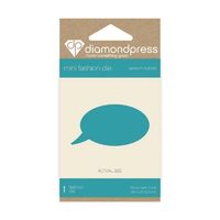 DP1160 Cutter - Mini fashion Speech Bubble - Diamond Press