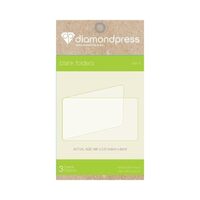 DP1238 Set 3 bucati - Blank Folder Sizs A - Diamond Press