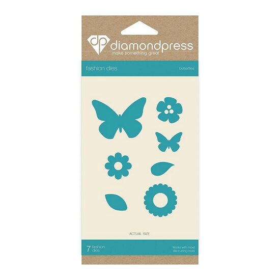 DP1201 Set 7 cuttere Fashion - Butterflies - Diamond Press