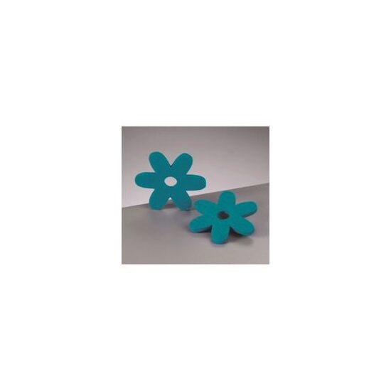 0808580 - Floare din fetru 0.6 mm x 8 cm - turcuaz - CS-R