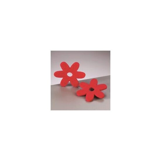 0817153 - Floare din fetru 0.6 mm x 8 cm - rosii - CS-R