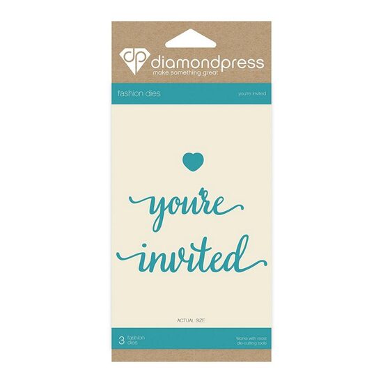 DP1197 Set 3 cuttere Fashion - Youre invited - Diamond Press