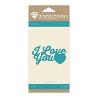 DP1191 Cutter Fashion - I love you - Diamond Press