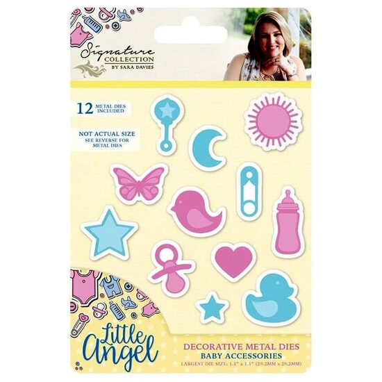 S-LA-MD-ACC Set 12 cuttere Baby accessories - Crafters Companion