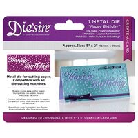 DS-CAD-HAPPY Cutter Happy Birthday - Crafters Companion
