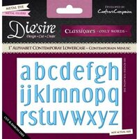 DS-C-1LOW-CON Set 26 cuttere - Alphabet Contemorary Lowercase - Crafters Companion