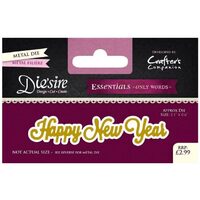 DS-E-W-75 Cutter Happy New Year - Crafters Companion
