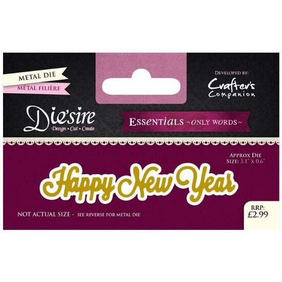DS-E-W-75 Cutter Happy New Year - Crafters Companion