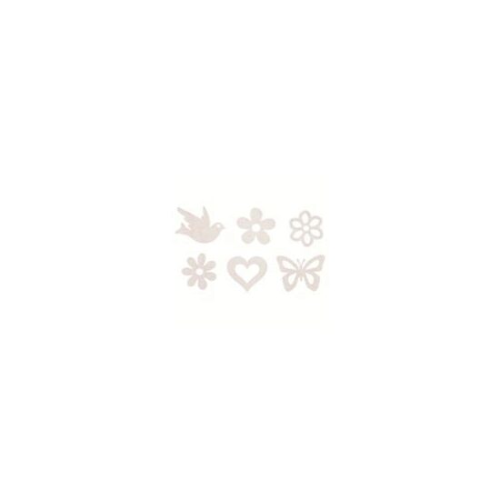 11855-000-11 - Set 12 figurine din fetru - albe - CS-R