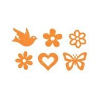 11855-000-68 - Set 12 figurine din fetru - orange - CS-R