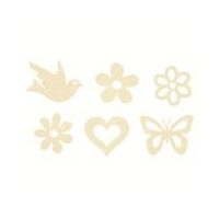 11855-000-70 - Set 12 figurine din fetru - ivory - CS-R
