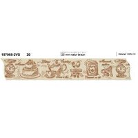 157065 - 2VS - Rola panglica Hotex - Vintage Style - 20mm.x2m - Tort, ceainic - crem - maro