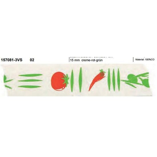 157081 - 3VS - Rola panglica Hotex - Vintage Style - 25mm.x3m - Italian - crem