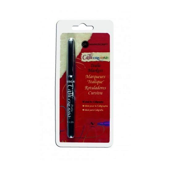 MM6308 - Marker negru cu varf drept pentru caligrafie 4.8 mm - Callicreative