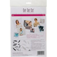 CT2A4004 Set 1 sablon adezive A4 si o coala termocolanta cu paiete - Natural - Cut Cut Cut - Darwi