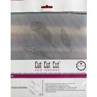 CTSA4002 Coala termocolanta, cu paiete 21x21cm - Studs Natural - Cut Cut Cut - Darwi