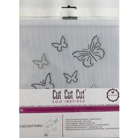 CTSA4003 Coala termocolanta, cu paiete 21x21cm - Studs Butterfly - Cut Cut Cut - Darwi