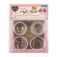 Mulaj silicon flexibil - Soft Mold Sweet Sweets - 4 forme prajituri - Padico - ML138