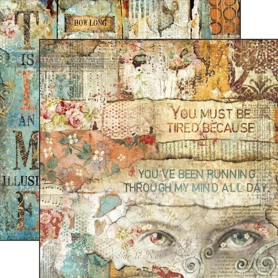 SBB519 - Hartie scrapbooking 31.2X30.3CM - Stamperia
