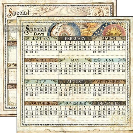 SBB528 - Hartie scrapbooking 31.2X30.3CM - Stamperia