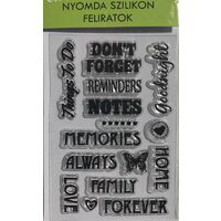 358541 - Stampile silicon - Reminders - ANT-CH