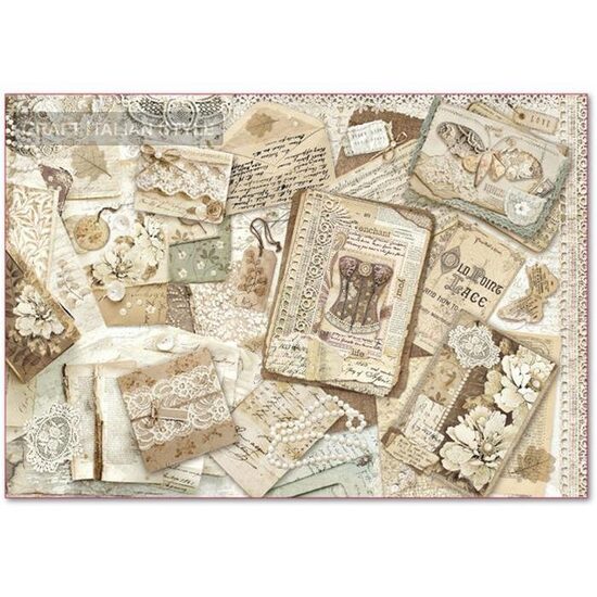 DFS391 - Hartie de orez 48x33cm - Stamperia
