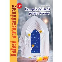 Decupaje de iarna pentru ferestre - Idei creative 119
