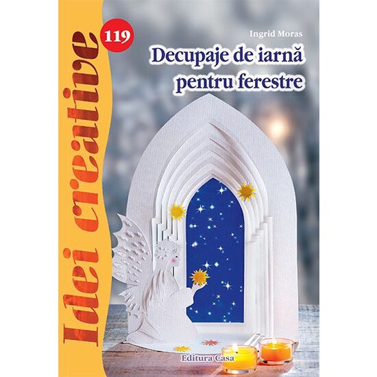 Decupaje de iarna pentru ferestre - Idei creative 119