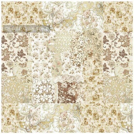 DFT324 Servetel de orez, 50x50cm, Stamperia