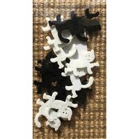 27324 - Set 12 figurine fetru - pisicute - aprox 4 cm - Pentart