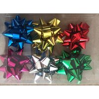 485161 - Set 6 fundite 4.6cm, culori mixte, folie metalizata - ANT-CH