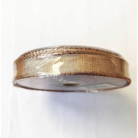 PV119142 Rola panglica rose gold - 16mm x 20m - DIEND
