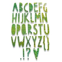 8 - 662667 Cutter Thinlits - TAIE SI EMBOSEAZA - Paper Cuts Alphabet - Sizzix