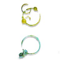 8 - 662671 Set 2 Cuttere Thinlits - TAIE SI EMBOSEAZA - Coffee Marks - Sizzix