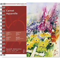 10628381 Bloc Carnet Aquarelle 19x20 cm, 400 gr/mp, 15 coli - Hahnemuhle
