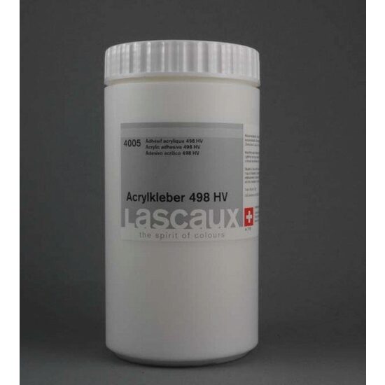 81002 Lascaux Acrylic Glue 498 HV, 1L - Kremer