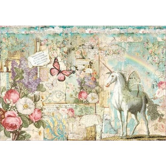 DFS393 - Hartie de orez Stamperia 48x33 cm