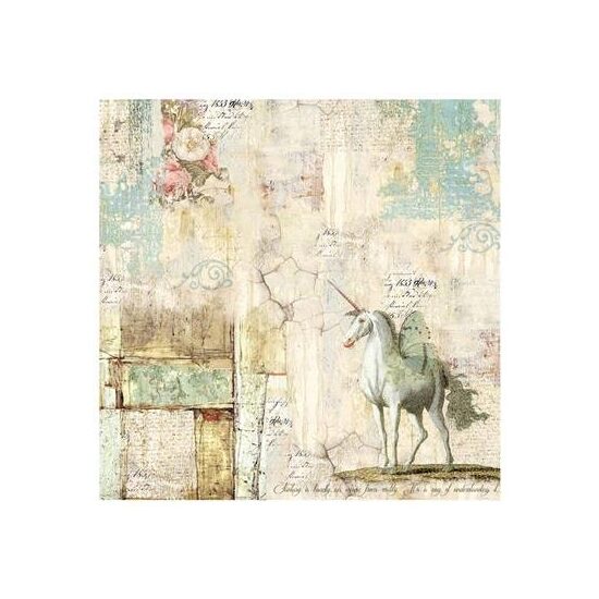 DFT336 Servetel de orez, 50x50cm, Stamperia