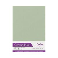 CP10-MINT Set 10 coli perlate A4, 310 gr - MINT GREEN - Crafters Companion