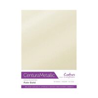 CPM10-PGOLD Set 10 coli metalizate A4, 310 gr - PALE GOLD - Crafters Companion