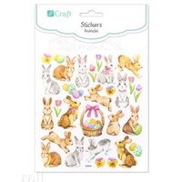 DPNB-087 - Set 29 stickere decorative - Iepurasi - DP CRAFT