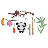 K - 662837 Set 11 cuttere Framelits + 10 stampile - Oriental Elements - Sizzix