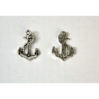 367251D - Charm metalic argintiu, ancora - aprox 2cm - ANT-CH