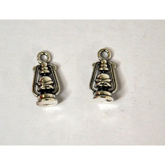 367240D - Charm metalic argintiu, lampas - aprox 1.5cm - ANT-CH