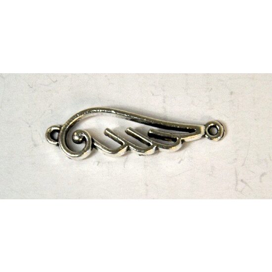367282D - Charm metalic argintiu, aripa - aprox 3cm - ANT-CH